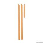 Guarnição de madeira melaminica regulável para batente 10x1,5cm noce amêndoa Randa