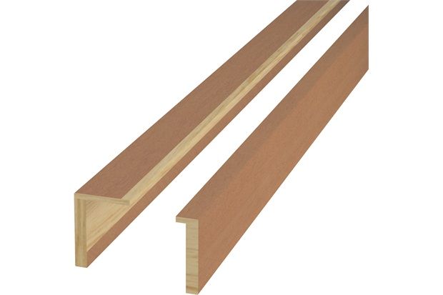 Guarnição de Madeira Pinus Recoberto Melaminico Curupixa Ravenna 7cm