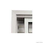 Guarnição para porta de correr 218x200cm Aluminium branca Sasazaki