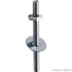 Haste para puxador 3/16 x 2 com porca e arruela Fixtil