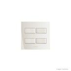 Interruptor 4x4 duplo simples 2 paralelos com placa Alumbra