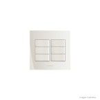 Interruptor 4x4 duplo simples 4 paralelos com placa Alumbra