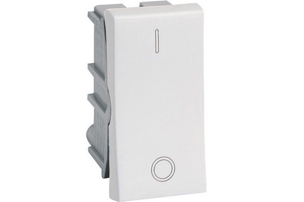 Interruptor Bipolar Simples 10a 220v Pialplus Branco