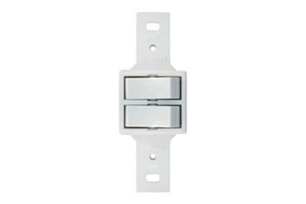 Interruptor com 2 Teclas Simples sem Placa 10a 250v Duale Branco Ref. 605