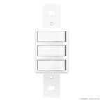 Interruptor duplo simples e 1 paralelo sem placa Blanc Fame