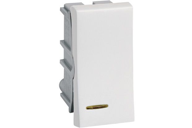Interruptor Paralelo com Luz 10a 220v Pialplus Branco