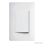 Interruptor simples 10A 250V com placa tecla grande Habitat Fame