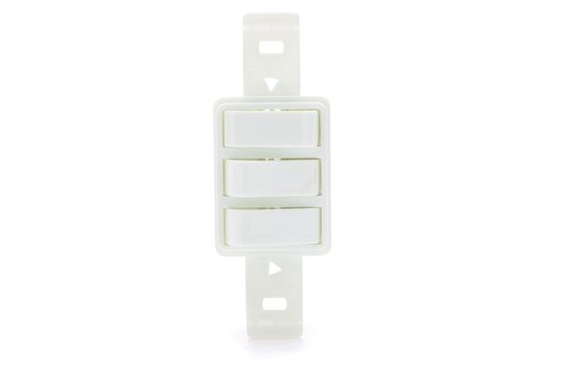 Interruptor Simples com 3 Teclas Claris sem Espelho Prm 0830