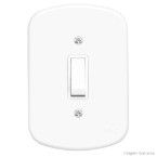 Interruptor simples com placa Blanc Fame