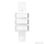 Interruptor simples e 2 paralelo sem placa Blanc Fame