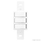 Interruptor triplo simples sem placa Blanc Fame