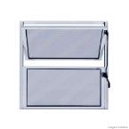 Janela basculante de alumínio linha F.Line 40x60cm brilhante Atlântica