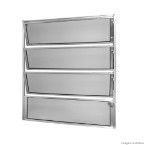 Janela basculante de alumínio linha F.Line 80x60cm brilhante Atlântica