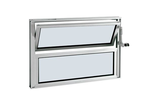 Janela Basculante em Alumínio Alfort 40x40cm Branco
