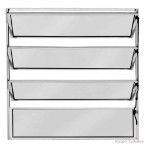 Janela basculante linha Forte-Line 60x60cm brilhante Atlântica