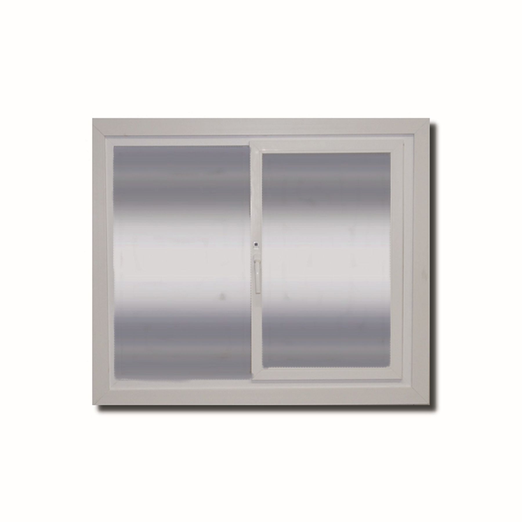 Janela com Proteção Térmica de Correr Lisa PVC Vidro Duplo 6mm 1,20x1,20m Selbach