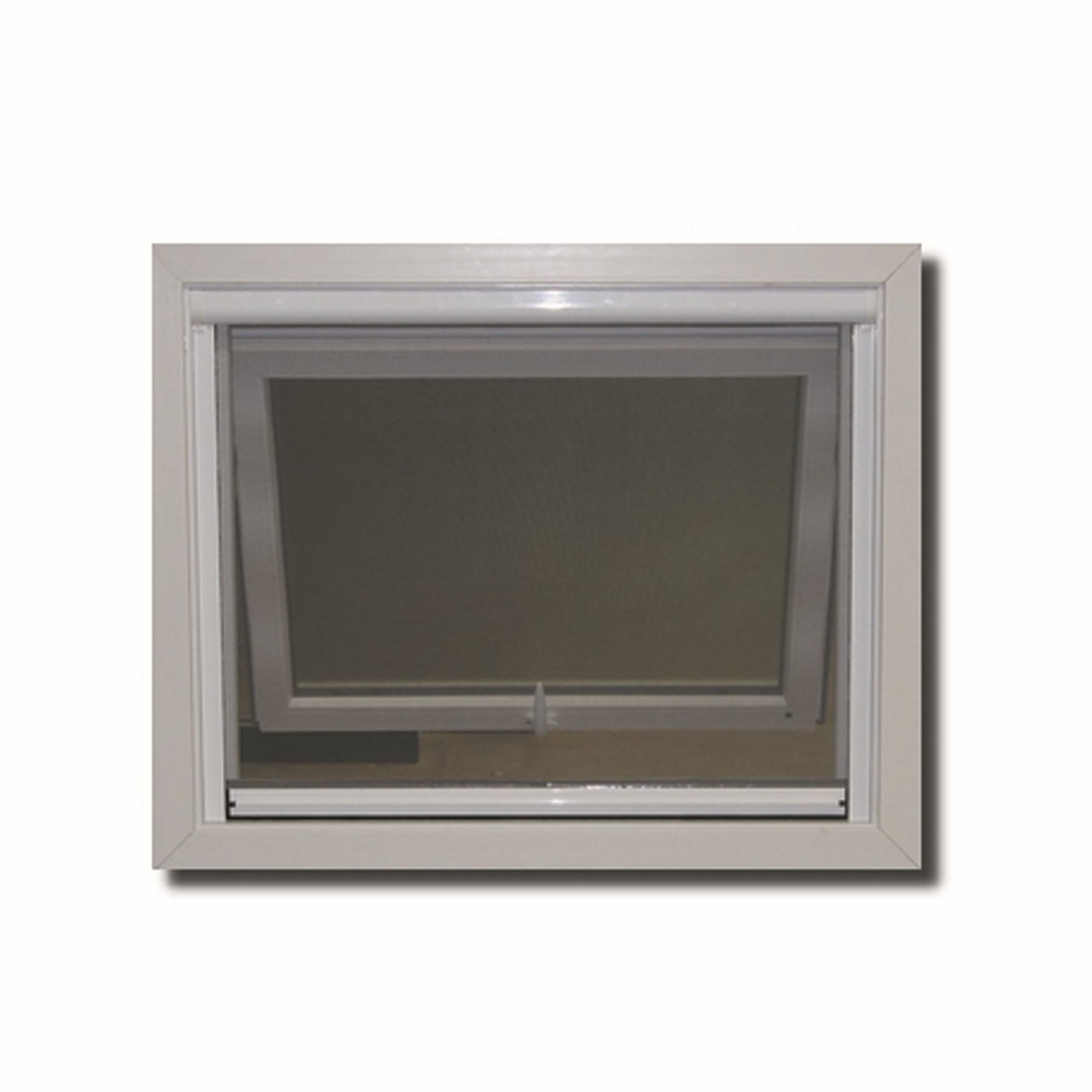 Janela com Proteção Térmica e Acústica Maxim Ar Lisa PVC Vidro Duplo 6mm 0,80x1,00m Selbach