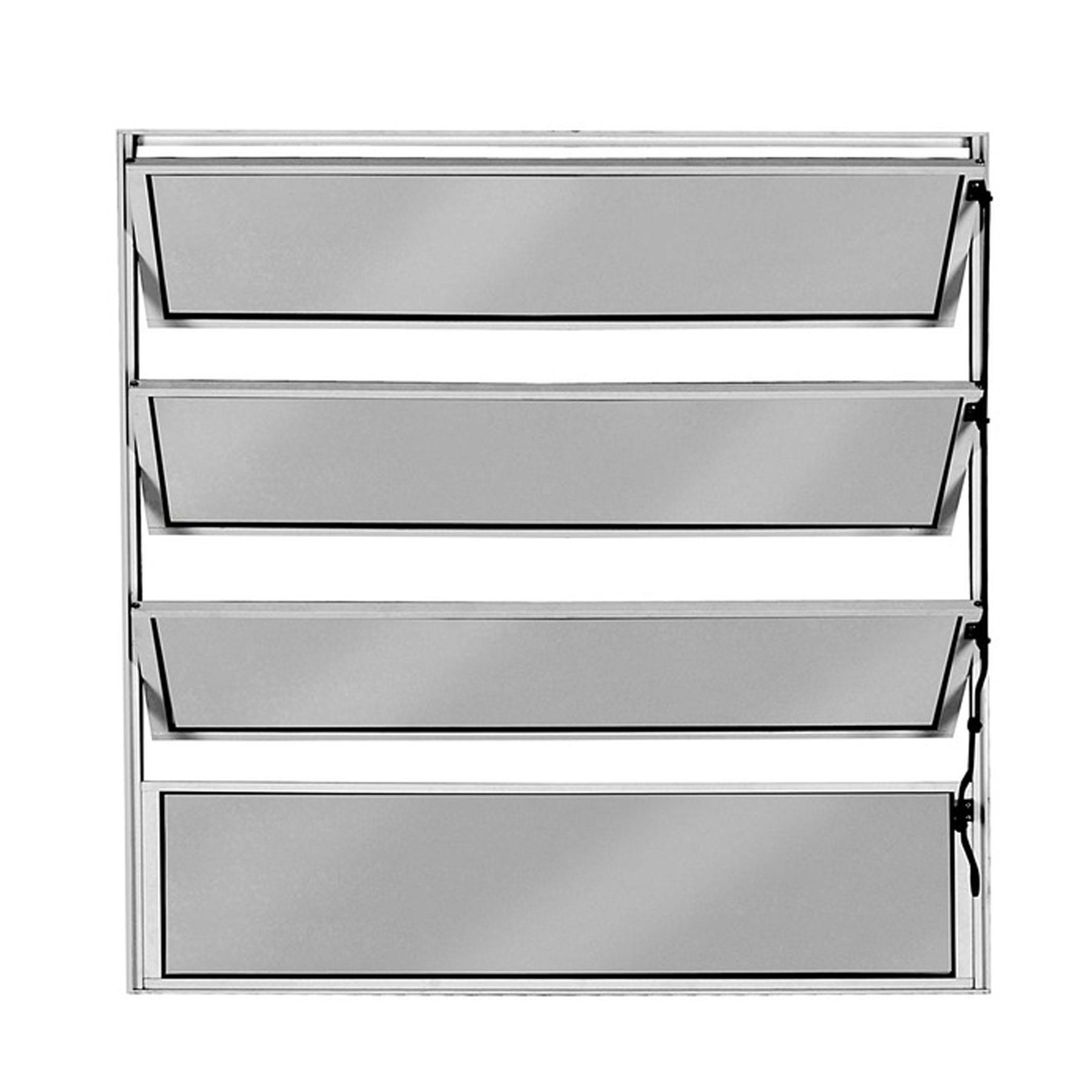 Janela de Abrir Basculante de Alumínio Fortline 0,80x1,00m Atlântica