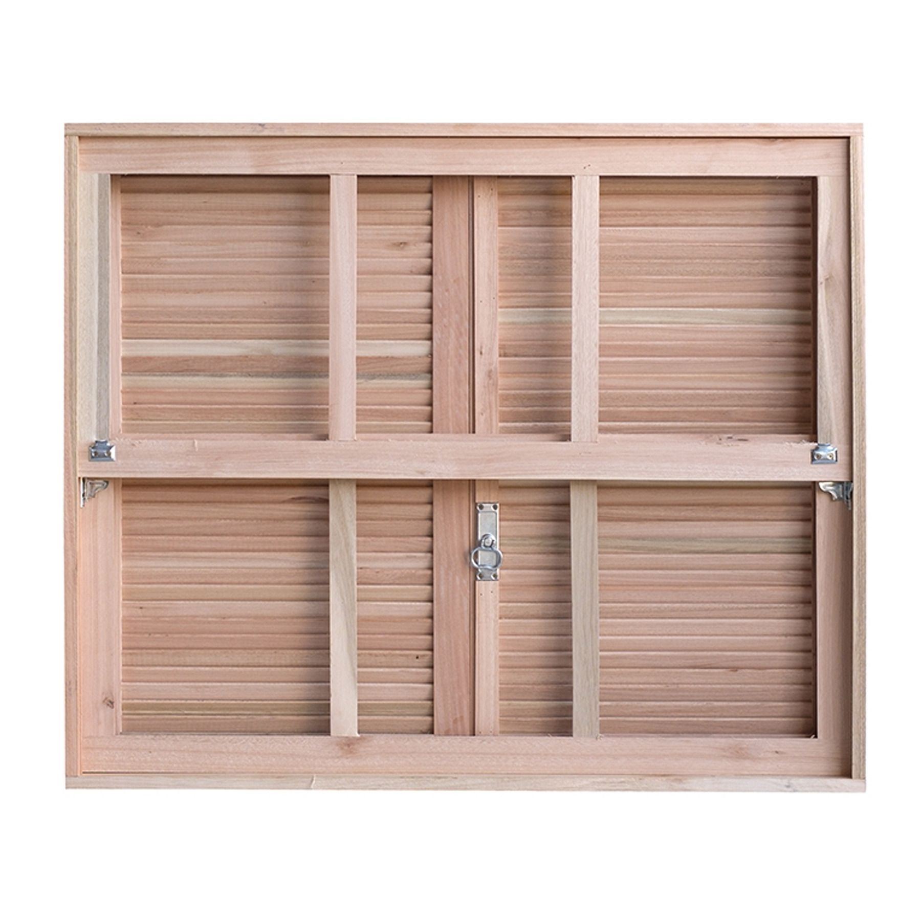 Janela de Abrir Integrada de Madeira Eucalipto G990 1,20x1,00m Rondosul