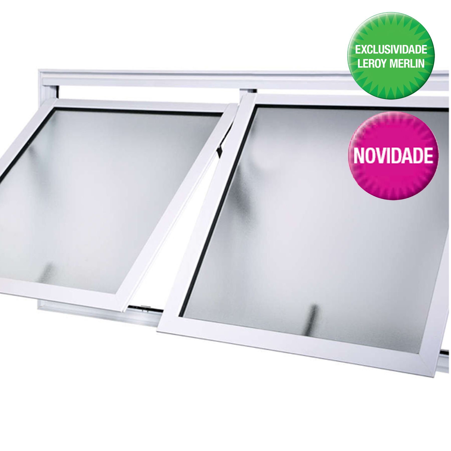 Janela de Abrir Maxim-Ar Alumínio 0,60x1,20m 3A Alumínio