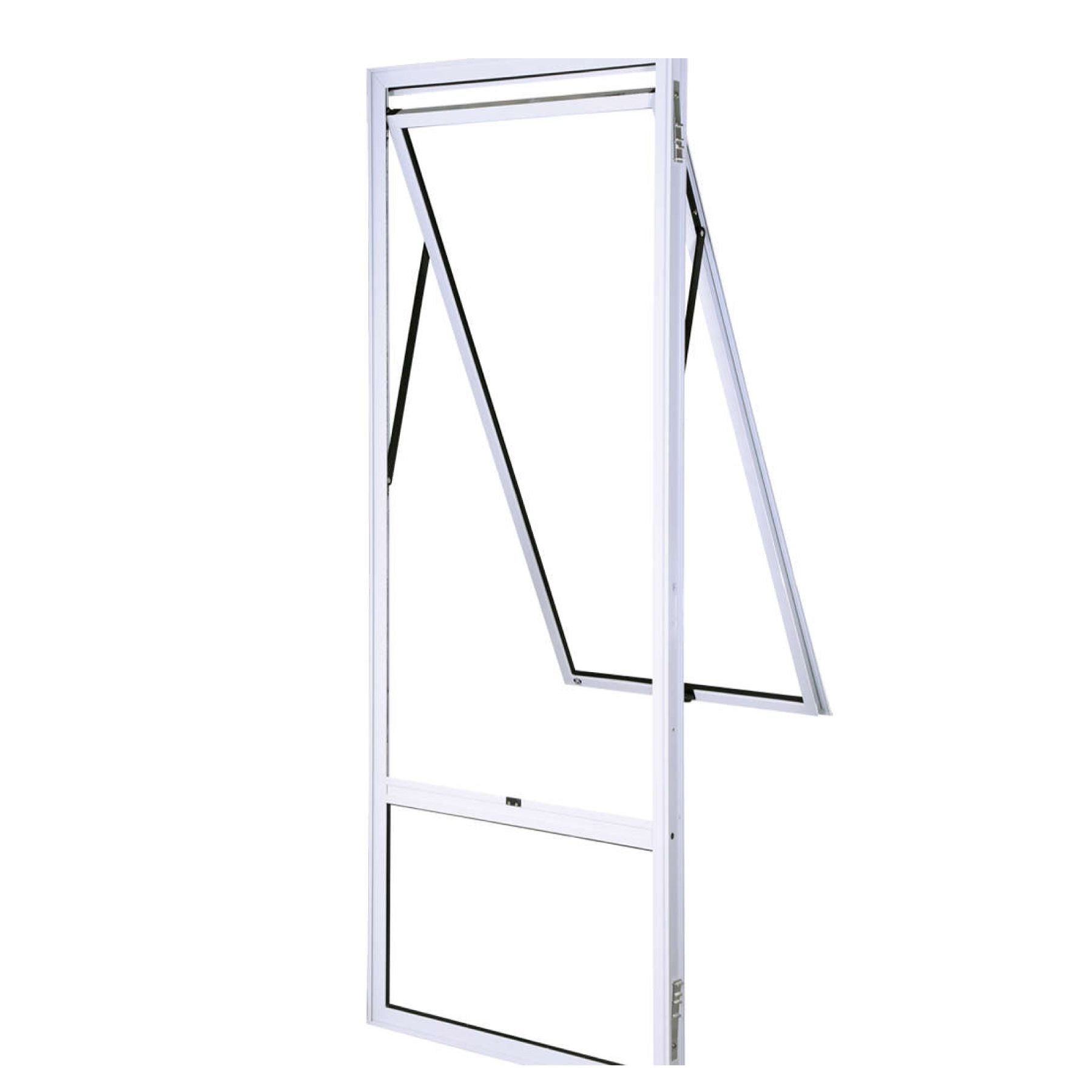 Janela de Abrir Maxim-Ar Alumínio 1,20x0,60m 3A Alumínio