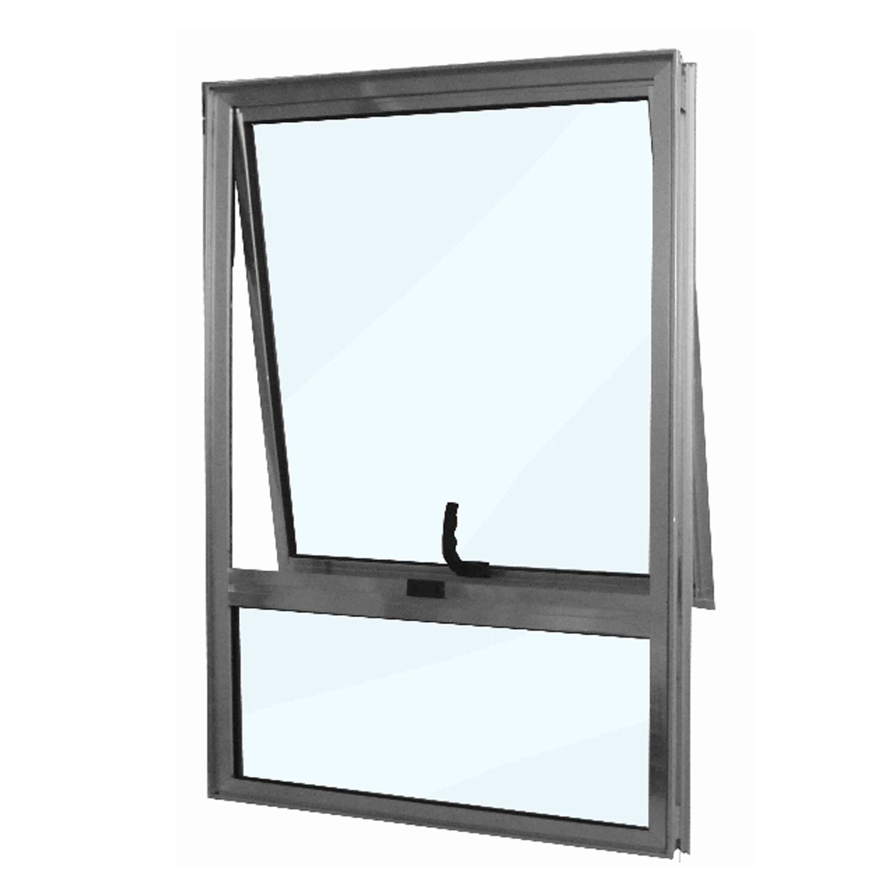 Janela de Abrir Maxim-Ar de Alumínio Magnum 1,00x0,60m Atlântica