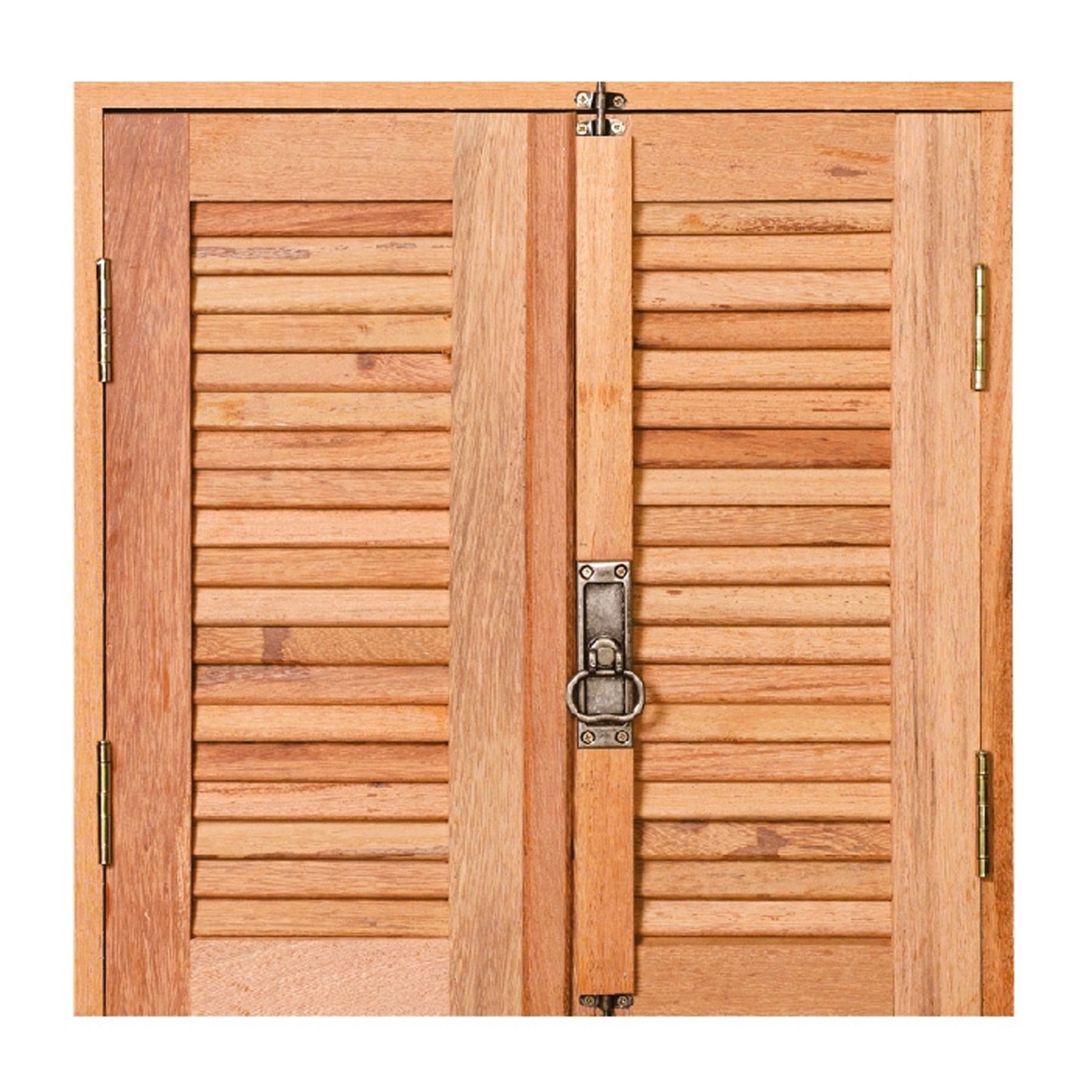 Janela de Abrir Veneziana de Madeira Angelim 0,46x0,32m Rondosul