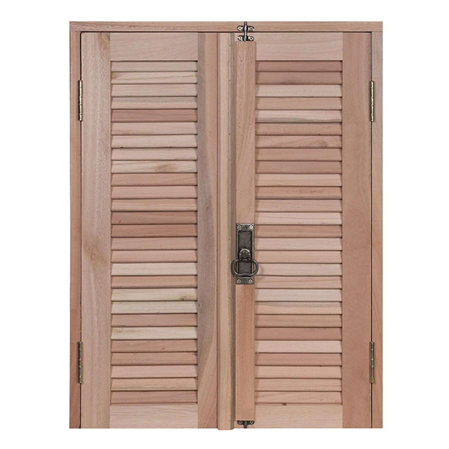 Janela de Abrir Veneziana de Madeira Eucalipto 0,46x0,32m Rondosul