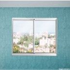 Janela de correr 2 folhas Alumifort 100x120x6,4cm divisão Sasazaki