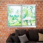 Janela de correr 2 folhas Alumifort 120x150x6,4cm divisão Sasazaki