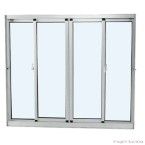 Janela de correr 4 folhas Alumifort 100x150x6,4cm divisão Sasazaki