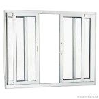 Janela de correr 4 folhas Aluminium 100x150x09cm sem divisão Sasazaki