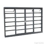 Janela de correr 4 folhas Belfort 100x150x8cm 63.41.301-1 Sasazaki