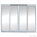 Janela de correr 4 folhas de alumínio Fortline 100x120cm Atlântica