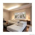 Janela de correr 4 folhas Facilità 100x200x12cm com fecho Lucasa