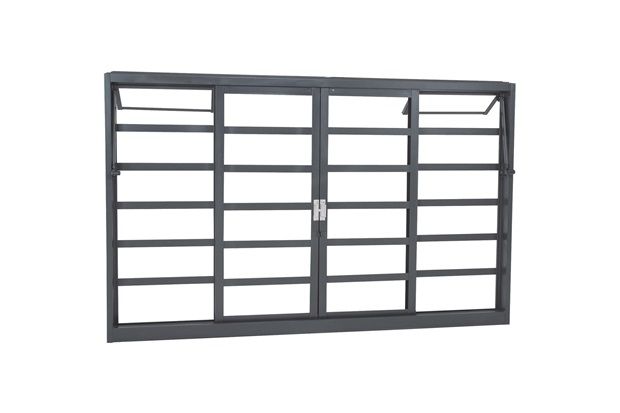 Janela de Correr Belfort 100x150cm Cinza