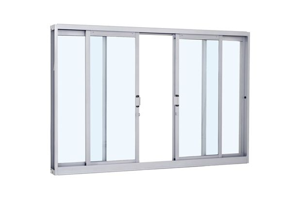 Janela de Correr Central Prátika 100,5x120,5cm Branca