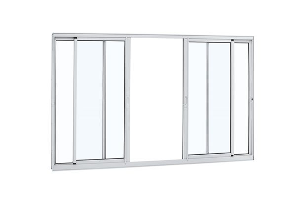 Janela de Correr Direita Prátika 100x150cm Branca