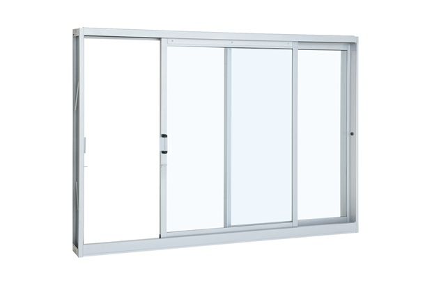 Janela de Correr Direita sem Grade Prátika 100x150cm Branca