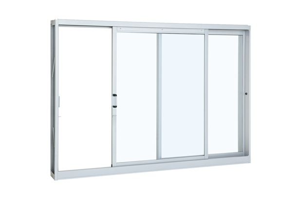 Janela de Correr Esquerda sem Grade Prátika 100x120cm Branca