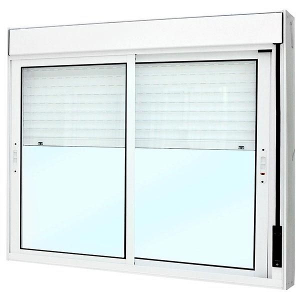 Janela de Correr Integrada de Alumínio Senza 1,20x1,40m Atlântica