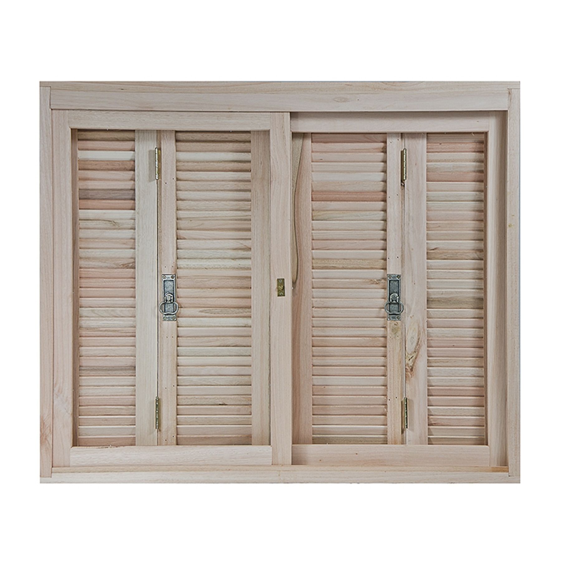 Janela de Correr Integrada de Madeira Eucalipto EWK360 1,20x1,80m Rondosul