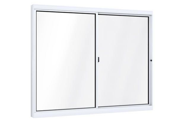 Janela de Correr Lateral sem Grade Ideale 100x150cm Branca