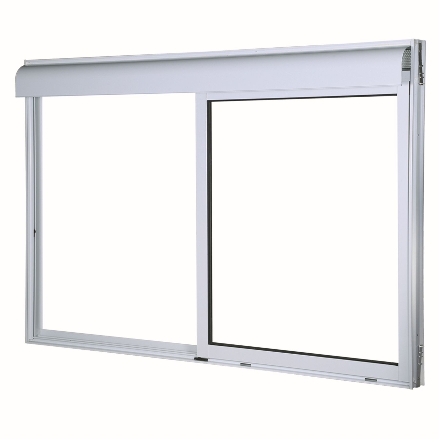 Janela de Correr Lisa Alumínio 1,00x2,00m 3A Alumínio