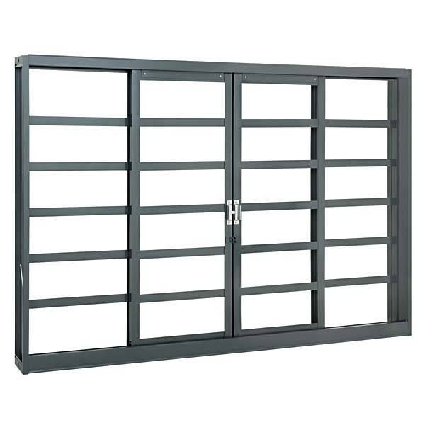 Janela de Correr Lisa de Aço 1,00x1,20m Sasazaki