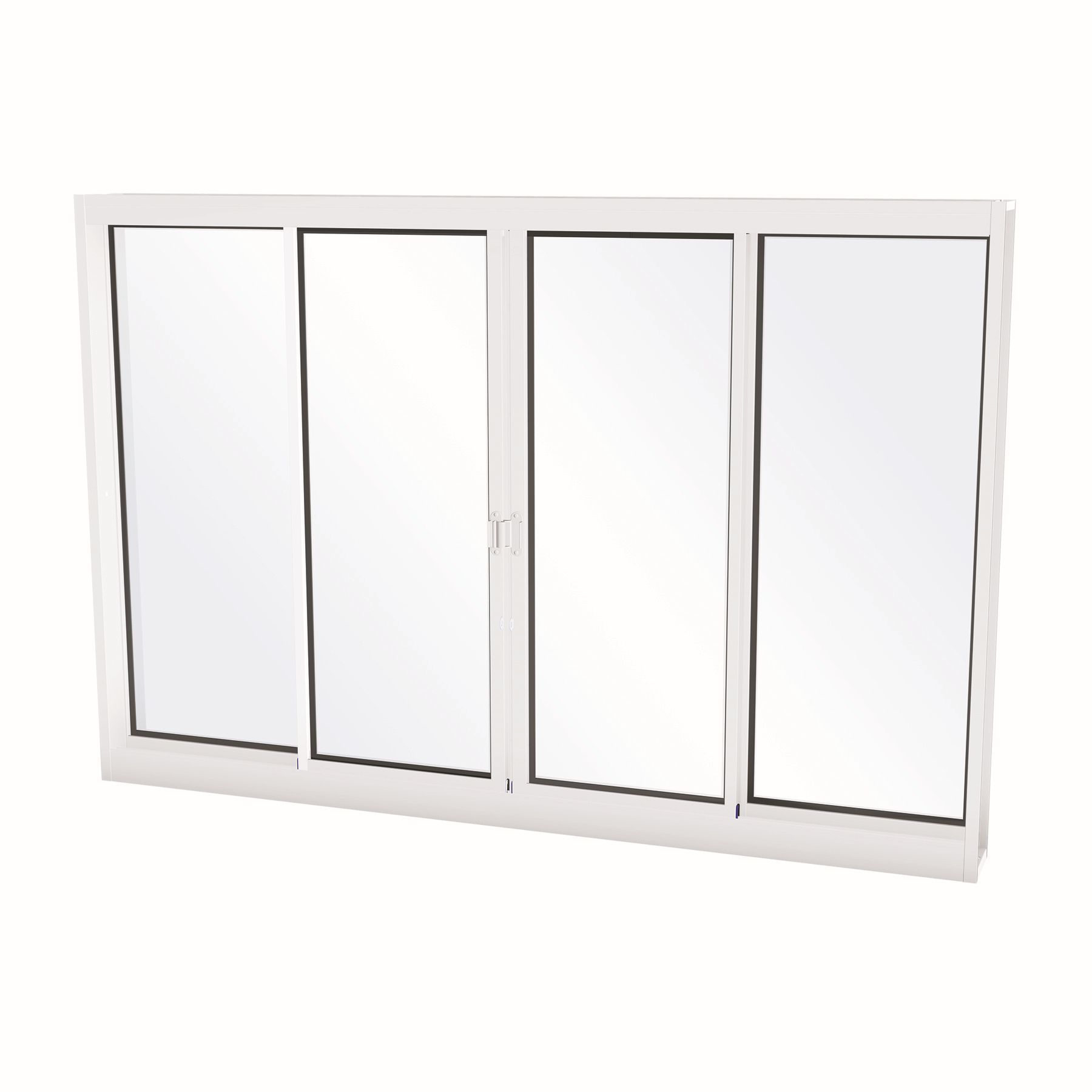 Janela de Correr Lisa de Aço Pintado Facilitá 1,00x1,20m Lucasa Ullian