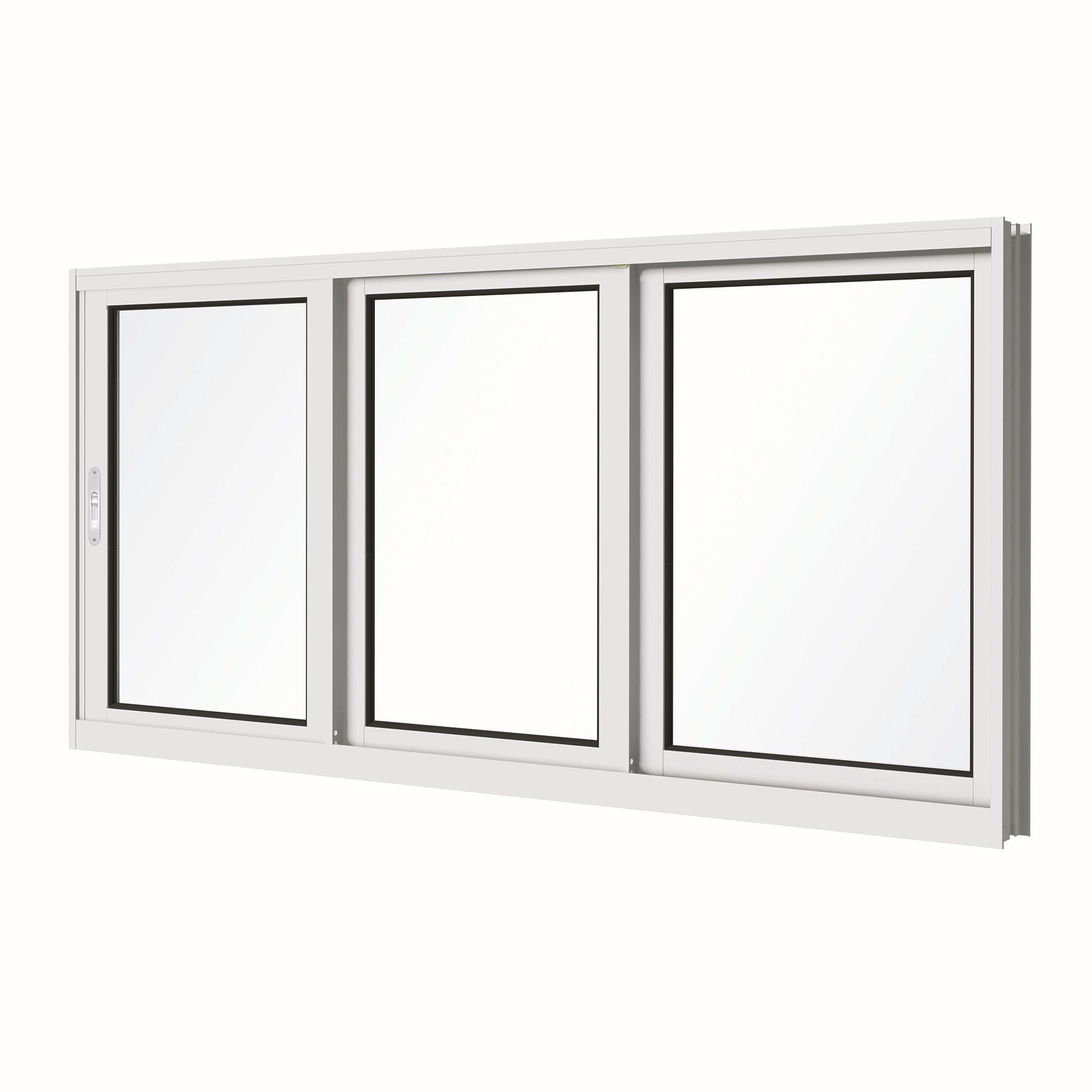 Janela de Correr Lisa de Aço Pintado Facilitá 1,00x1,50m Lucasa Ullian