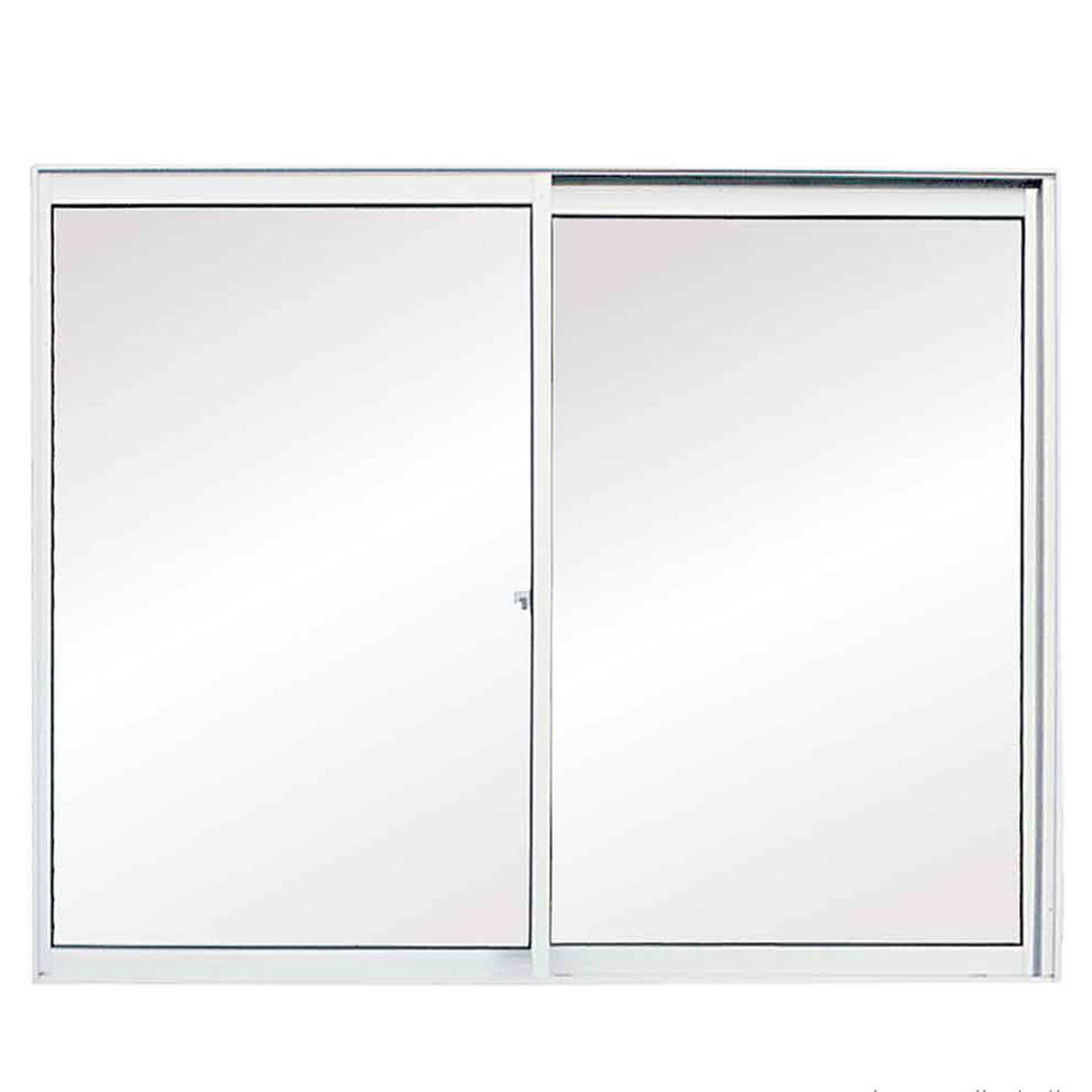 Janela de Correr Lisa de Alumínio 1,00x0,80m Habitec