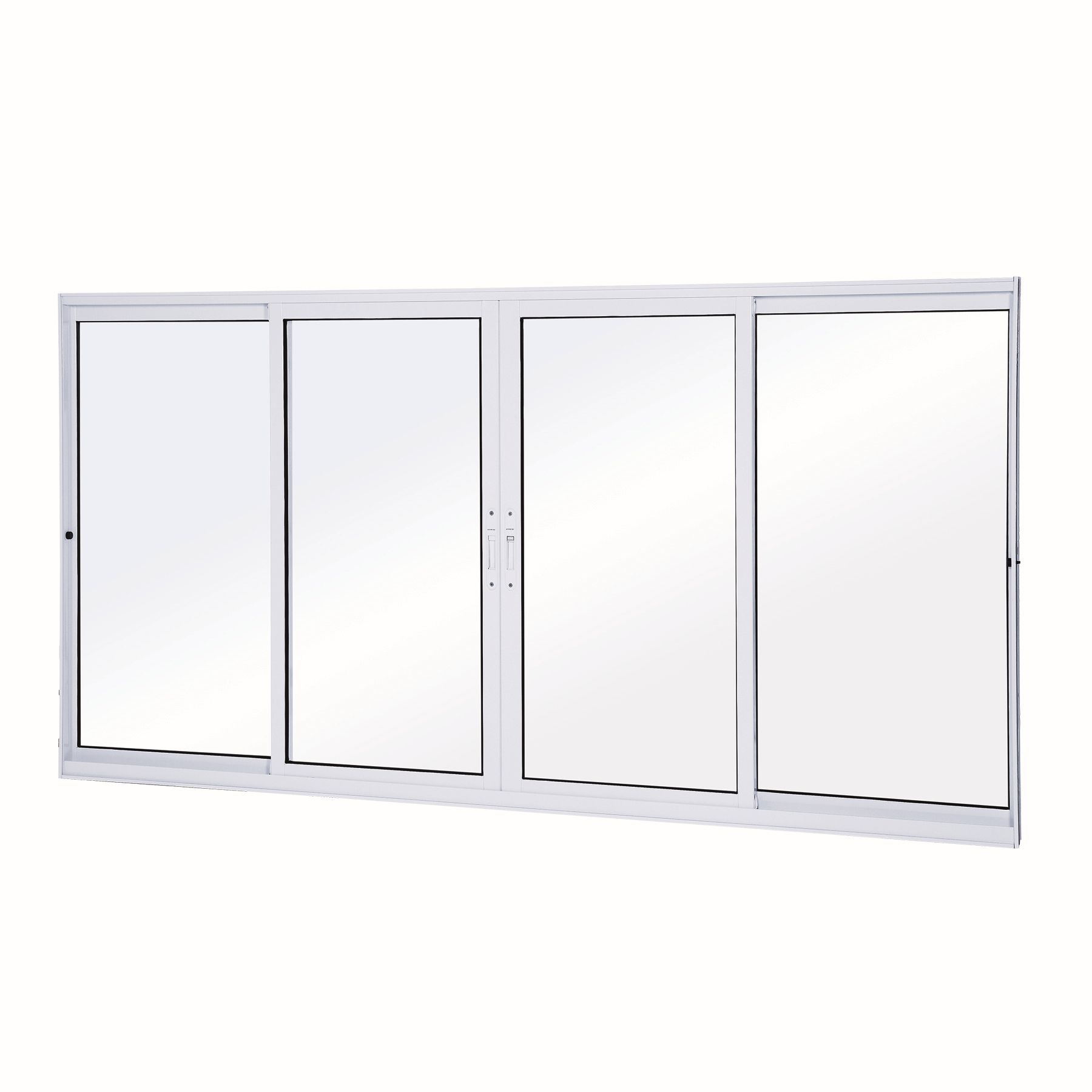 Janela de Correr Lisa de Alumínio 1,00x1,20m Lucasa Ullian