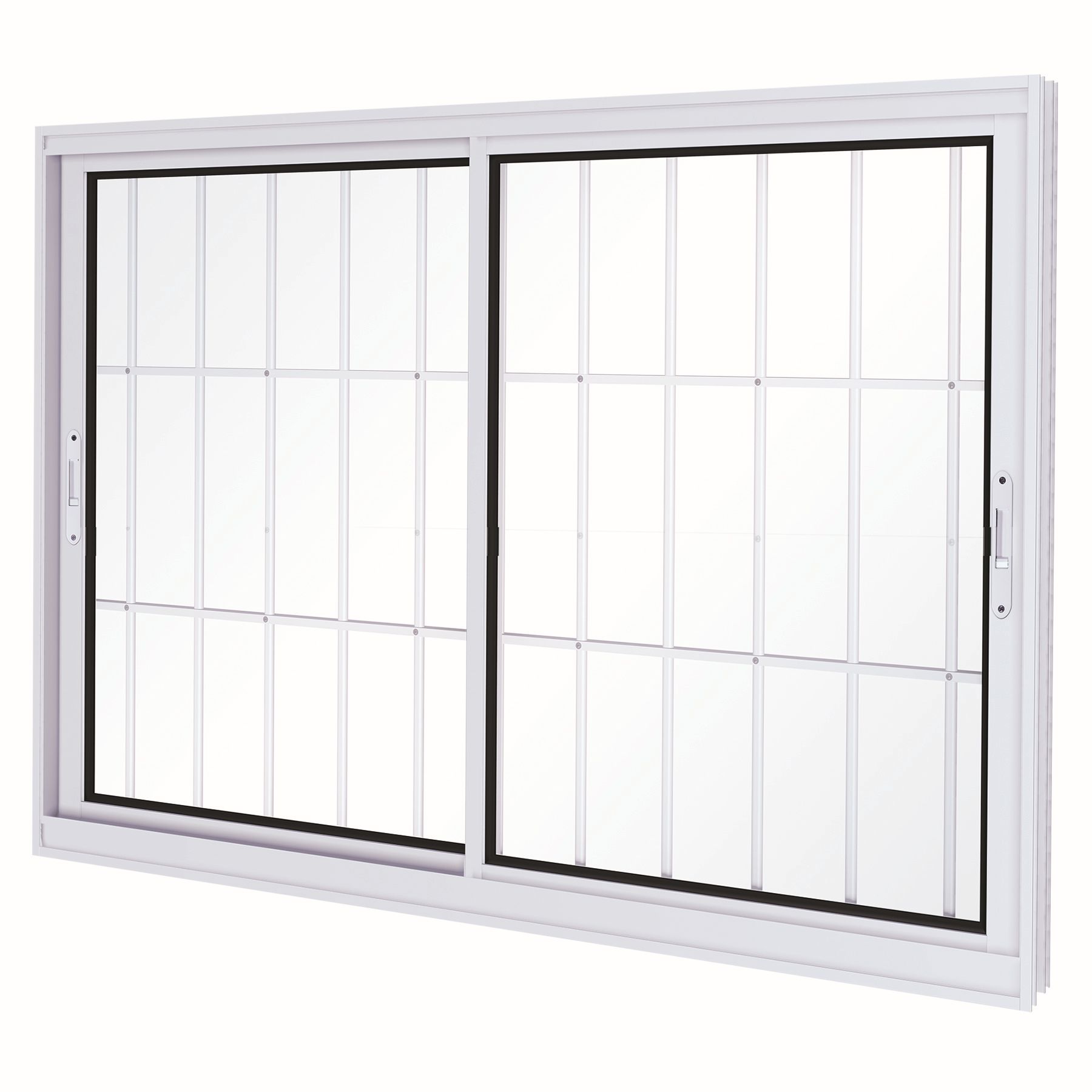 Janela de Correr Lisa de Alumínio 1,20x1,20m Lucasa Ullian